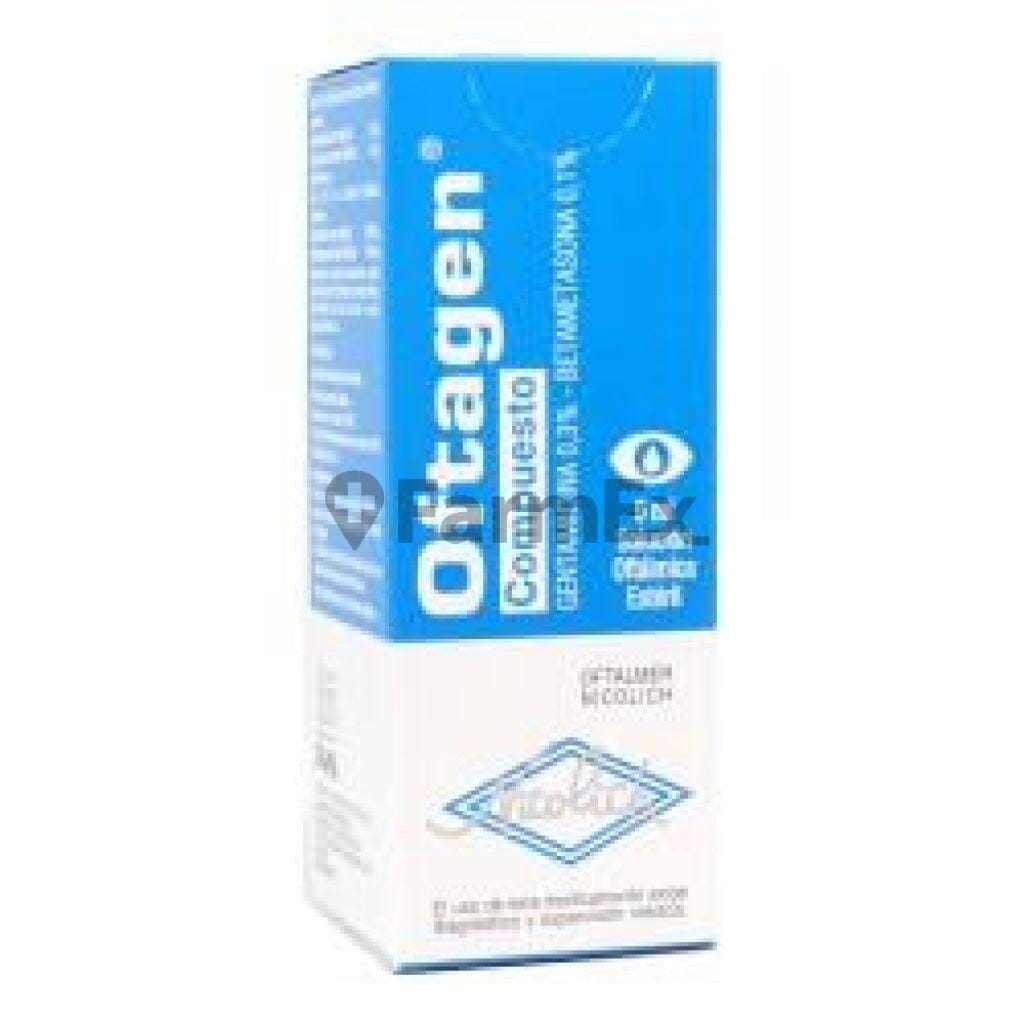 Oftagen Compuesto Solución Oftámica x 5 mL Farmex-Pluxee-Persistente